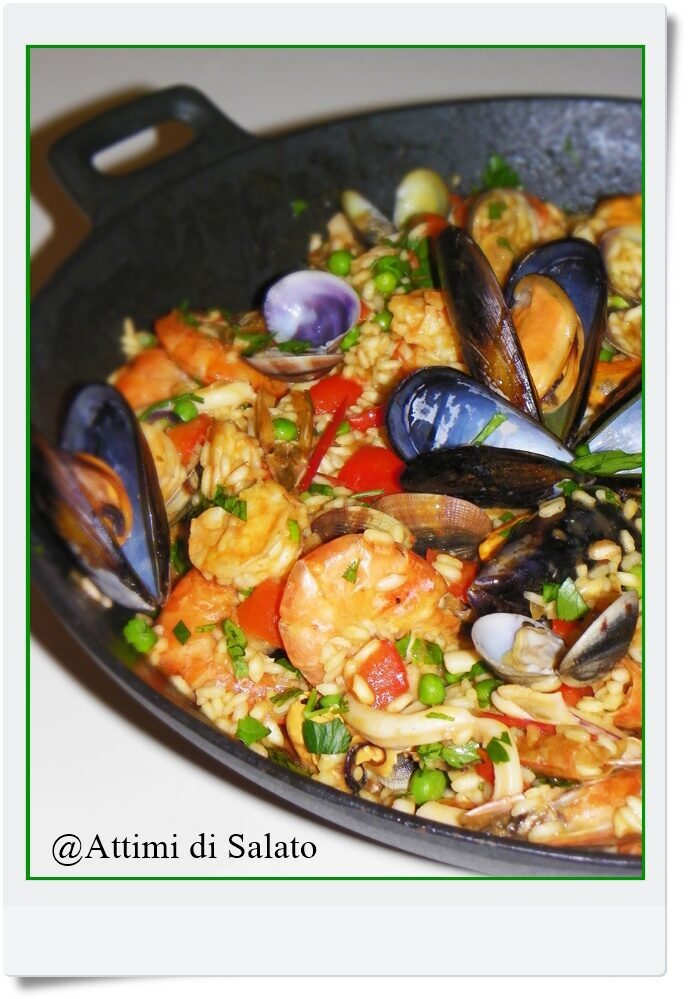 Paella di pesce