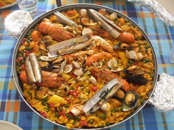 Paella di pesce