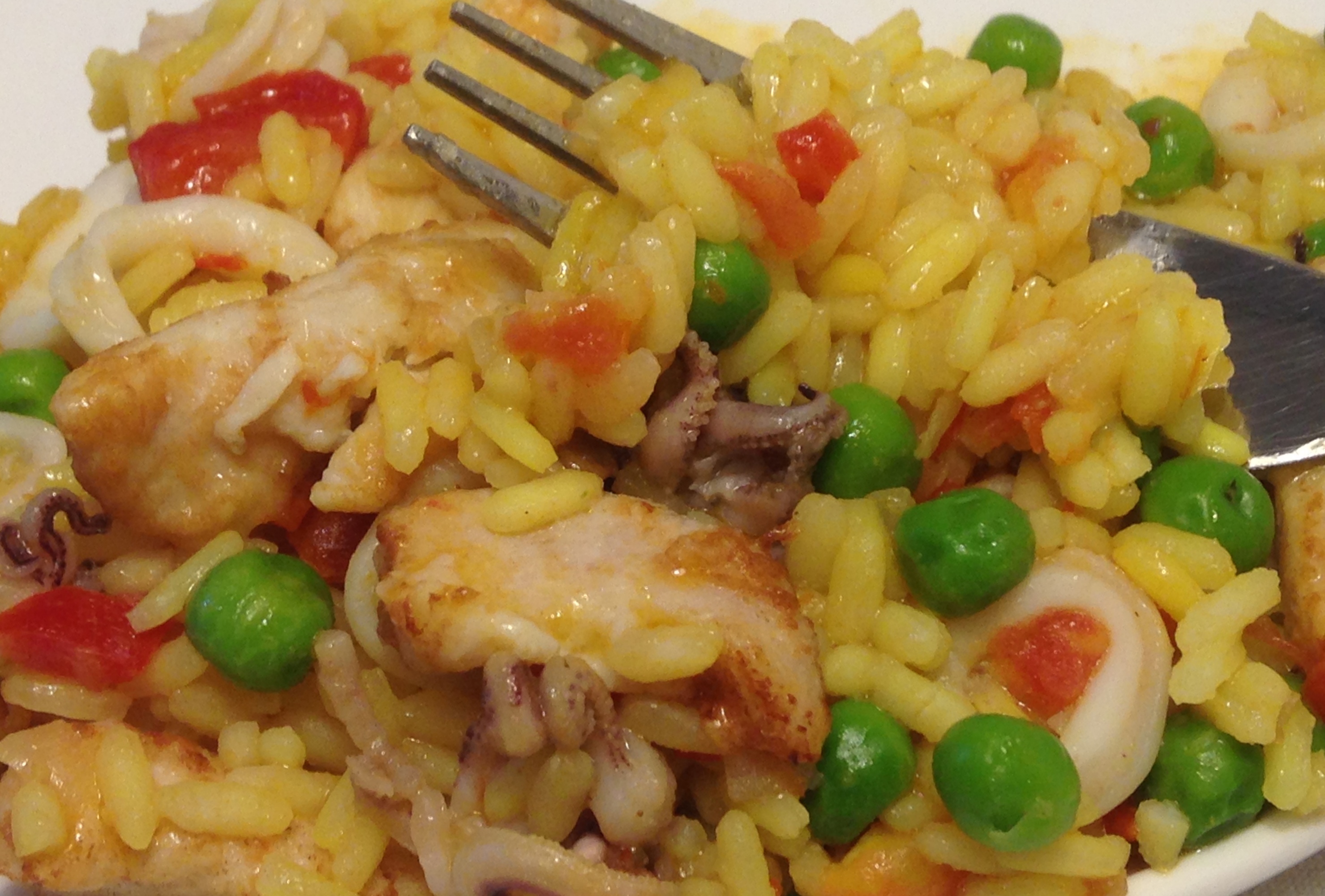 Paella ricetta veloce