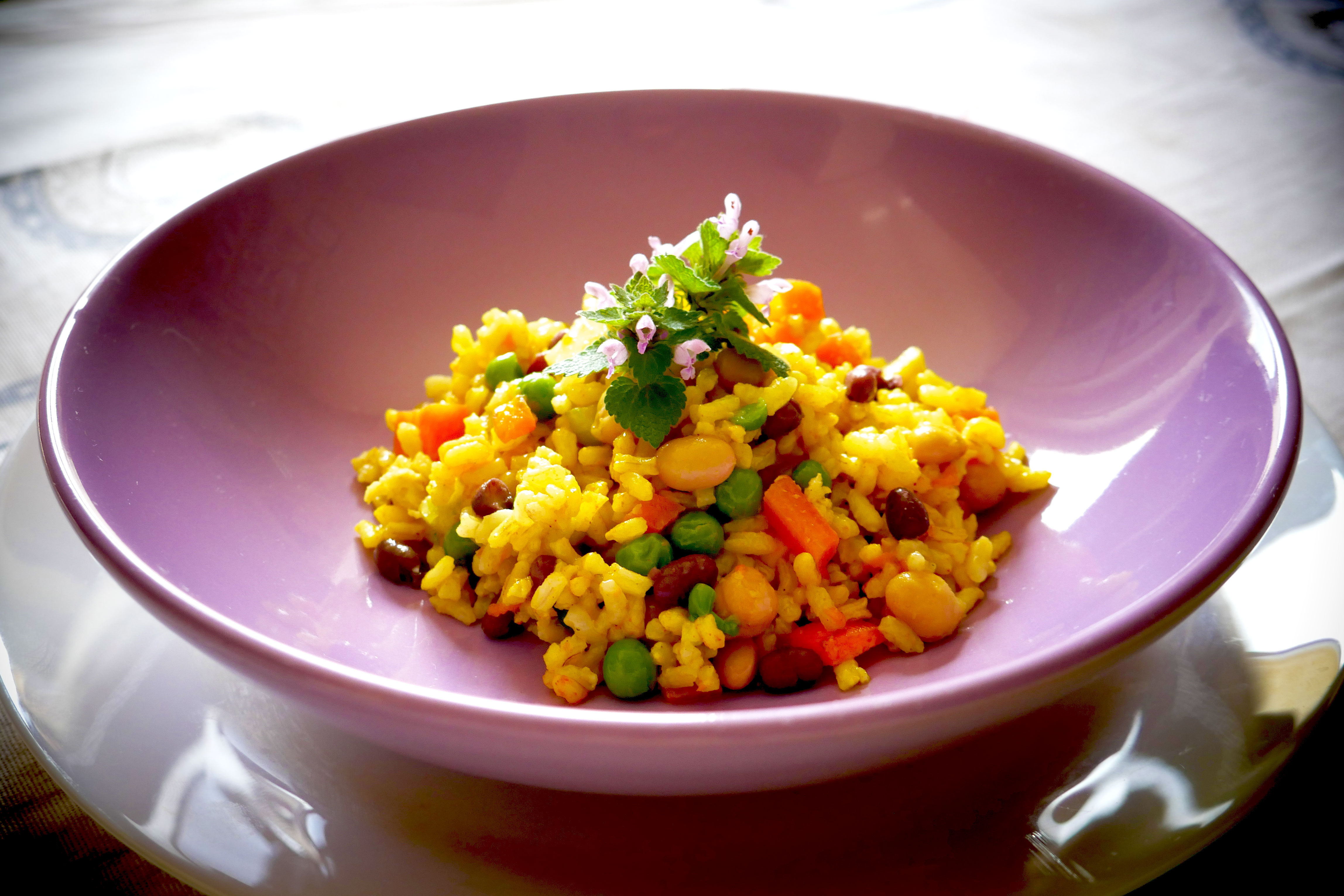 Paella veg speziata con garam masala