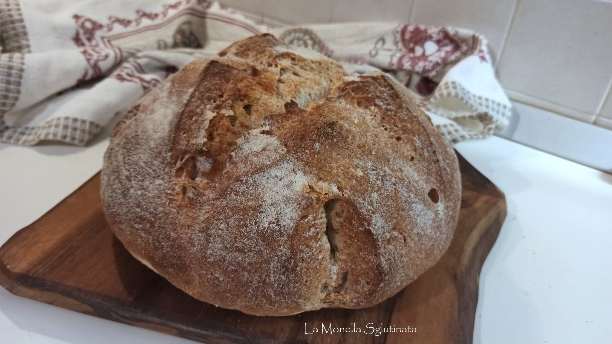 Pagnotta al grano saraceno e riso senza glutine