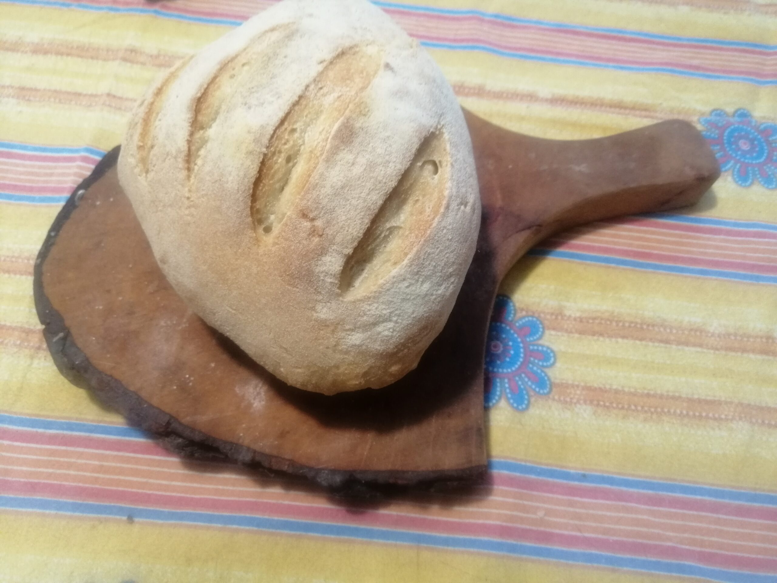 Pagnotta campagnola con farina di semola