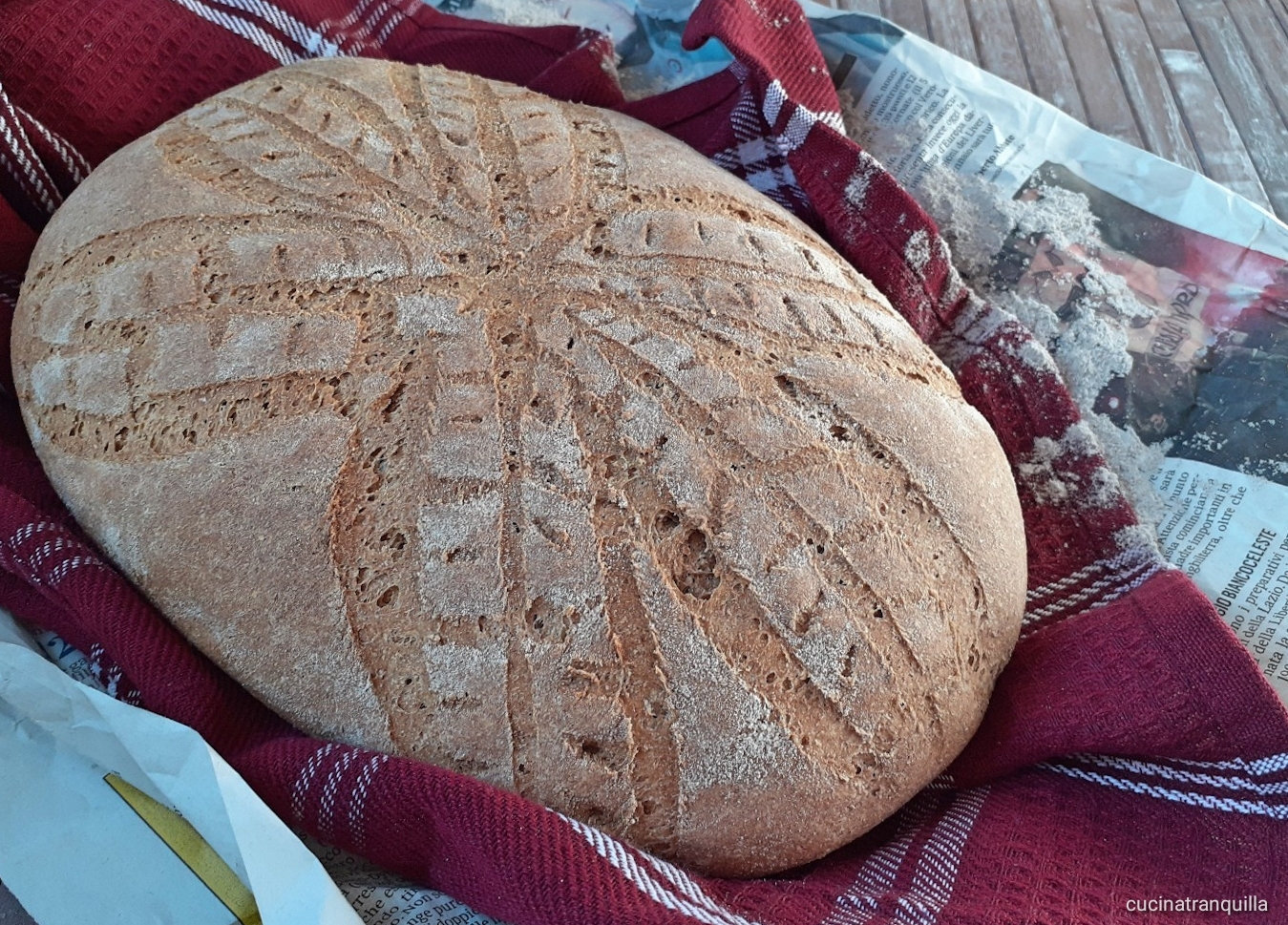 Pagnotta con farina integrale