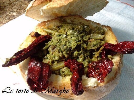 Pagnotta contadina della cucina lucana..