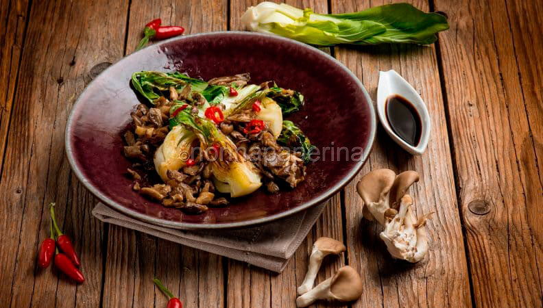 Pak choi con funghi: un sapore proveniente dall’oriente