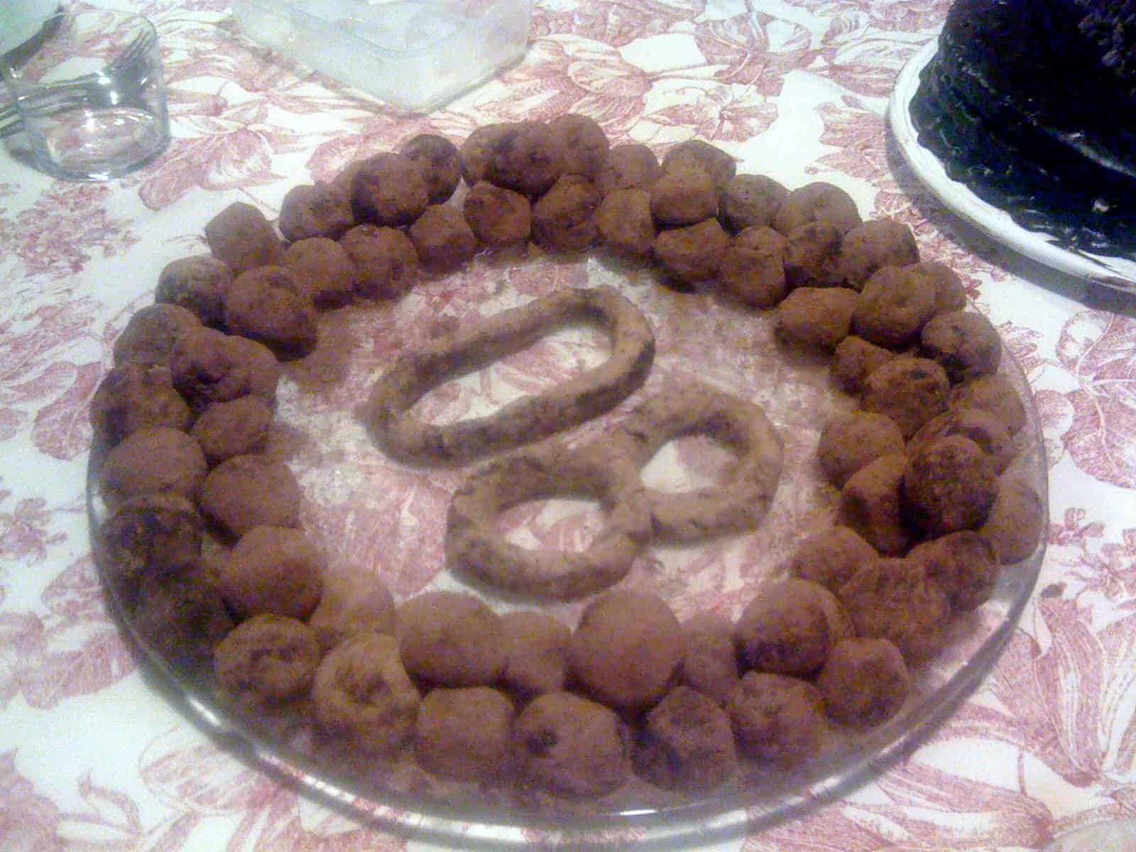 Palline di cioccolata di nonno carrello