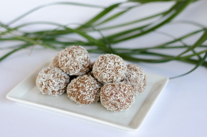 Palline di cioccolato con 4 ingredienti