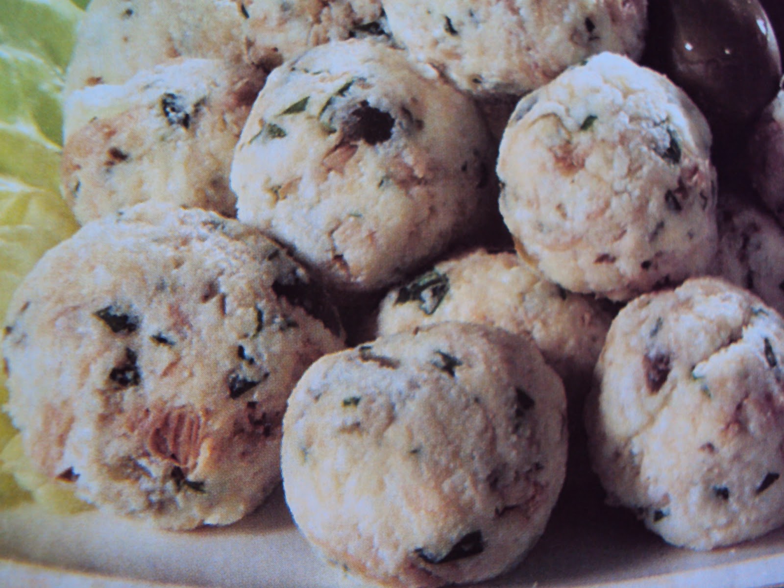 Palline di formaggio e tonno