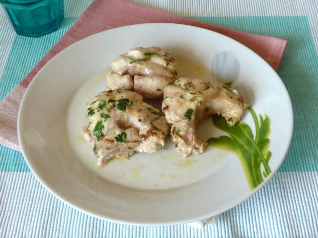 Palombo speziato al forno