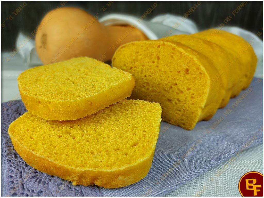 Pan bauletto alla zucca senza zucchero