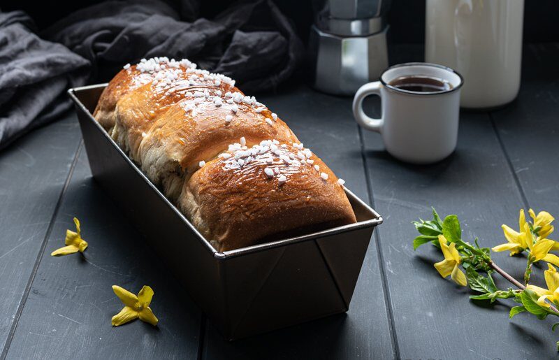 Pan brioche alla panna morbido