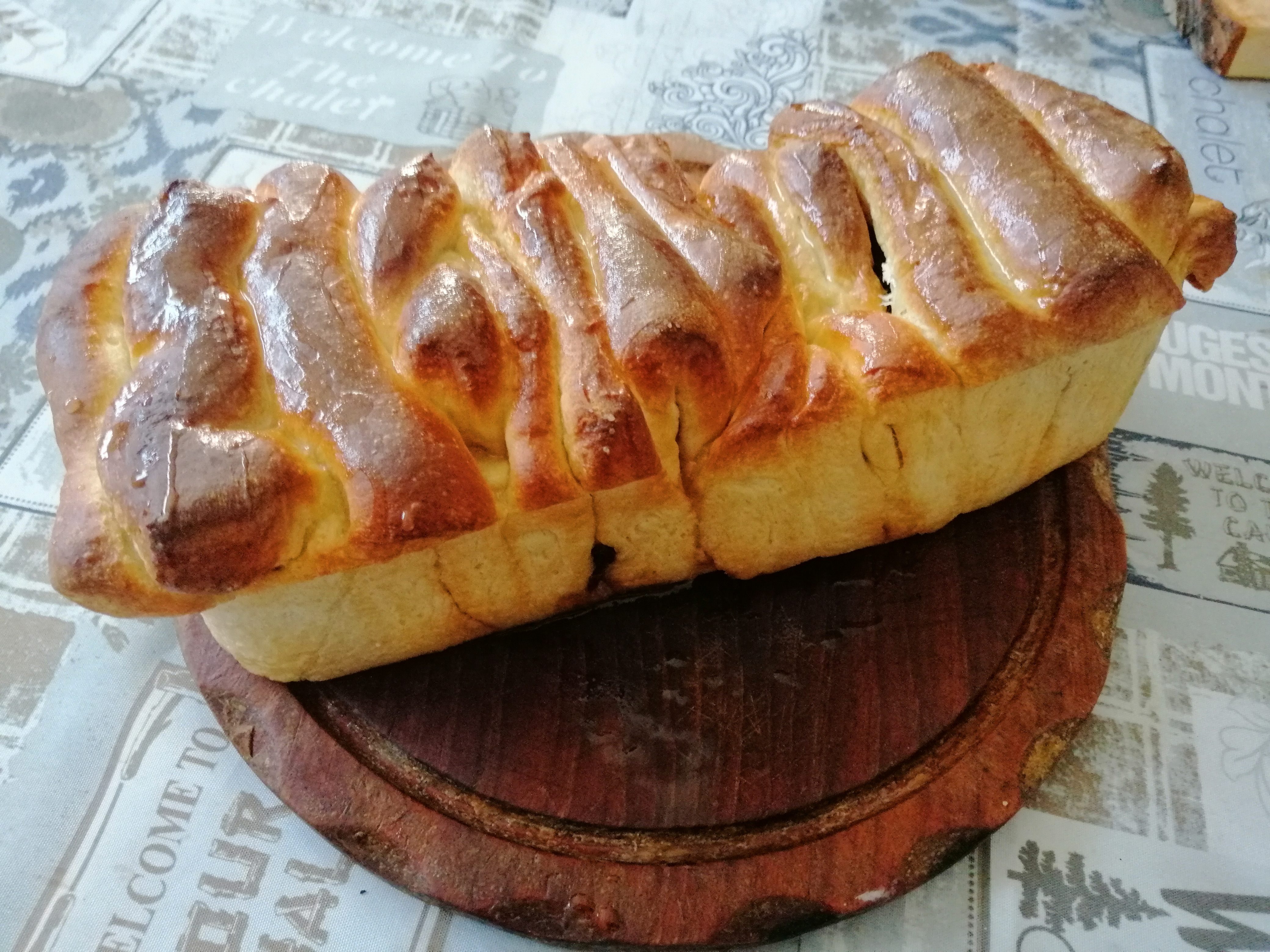Pan brioche all’uvetta