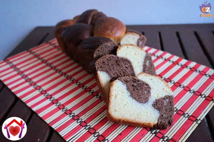 Pan brioche bicolore