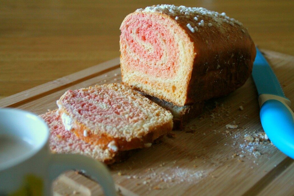 Pan brioche bicolore