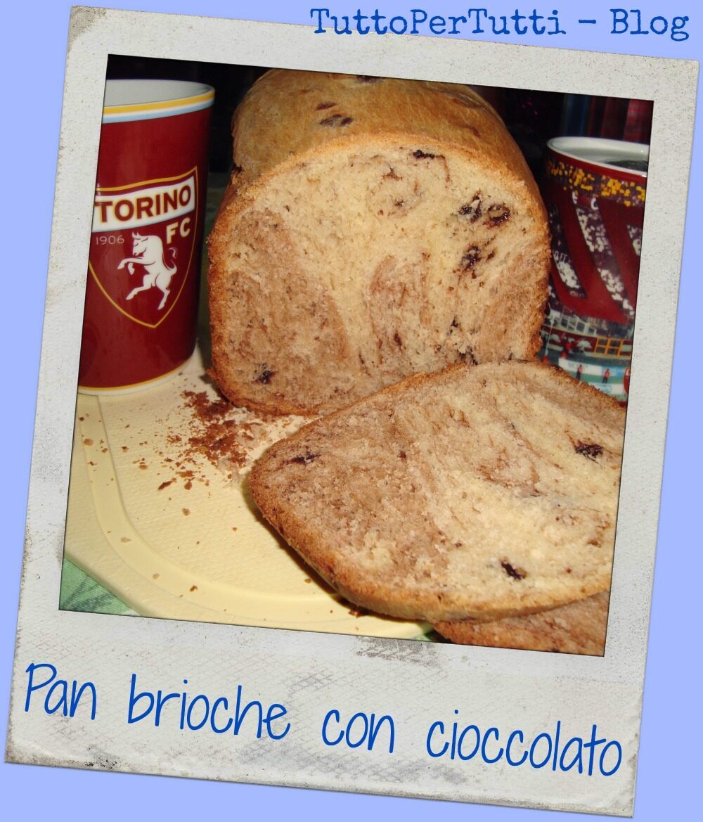 Pan brioche con cioccolato