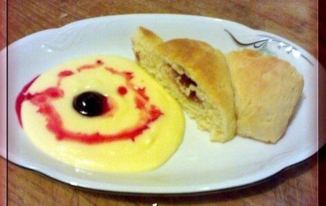 Pan brioche con crema alla vaniglia