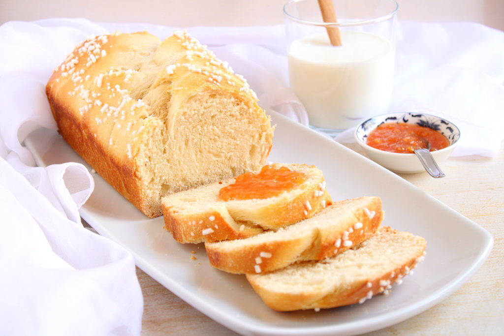 Pan brioche con soli albumi senza burro