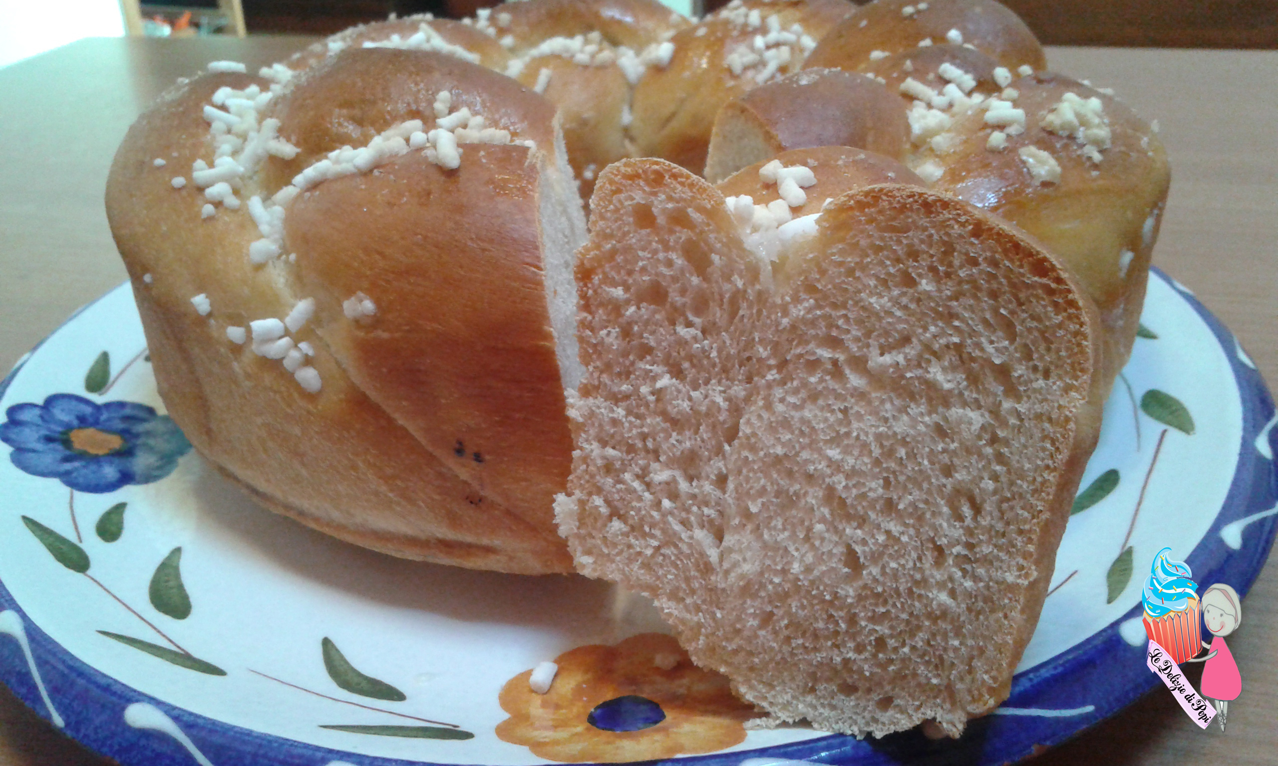 Pan brioche dolce agli albumi