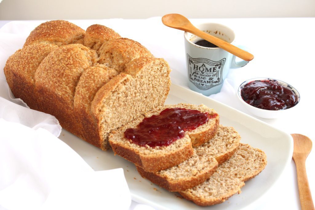 Pan brioche integrale allo yogurt