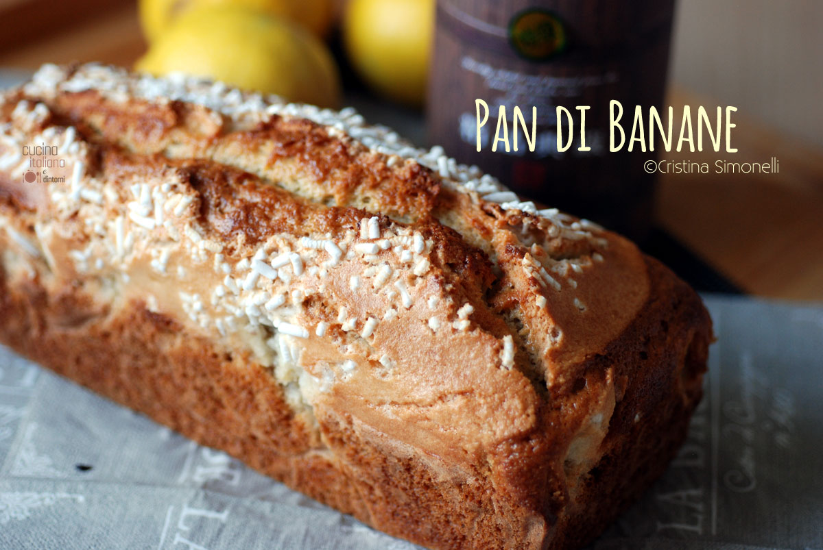 Pan di banane con glassa alle mandorle, ricetta dolce