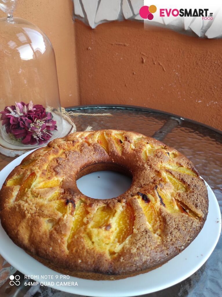 Pan di pesche senza glutine e lattosio