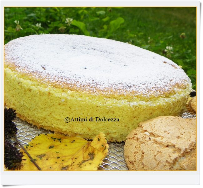 Pan di spagna agli amaretti