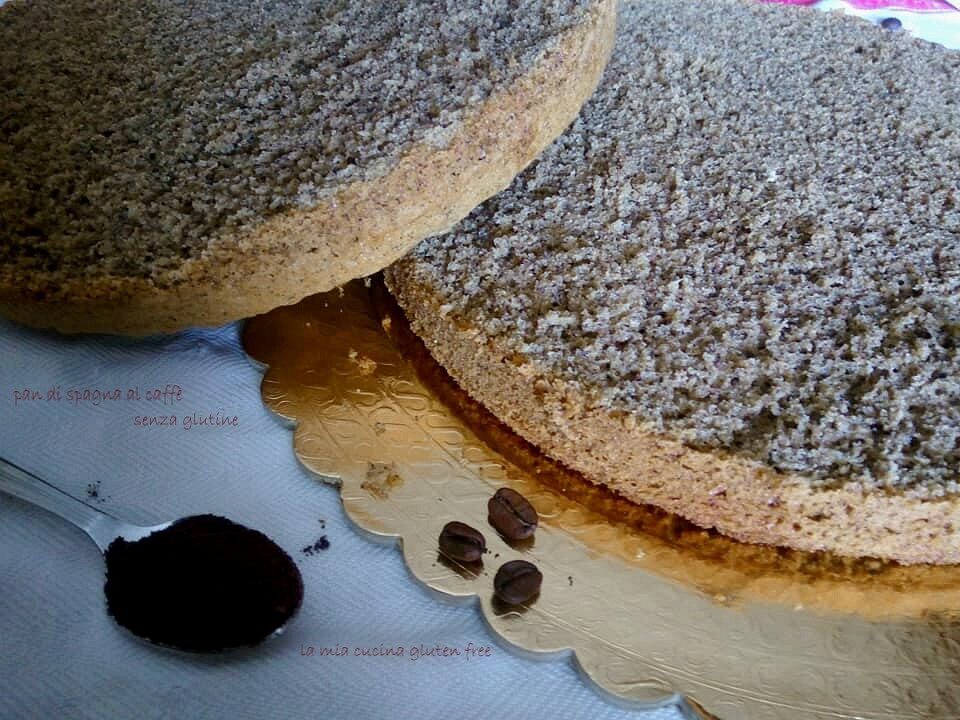 Pan di spagna al caffè senza glutine