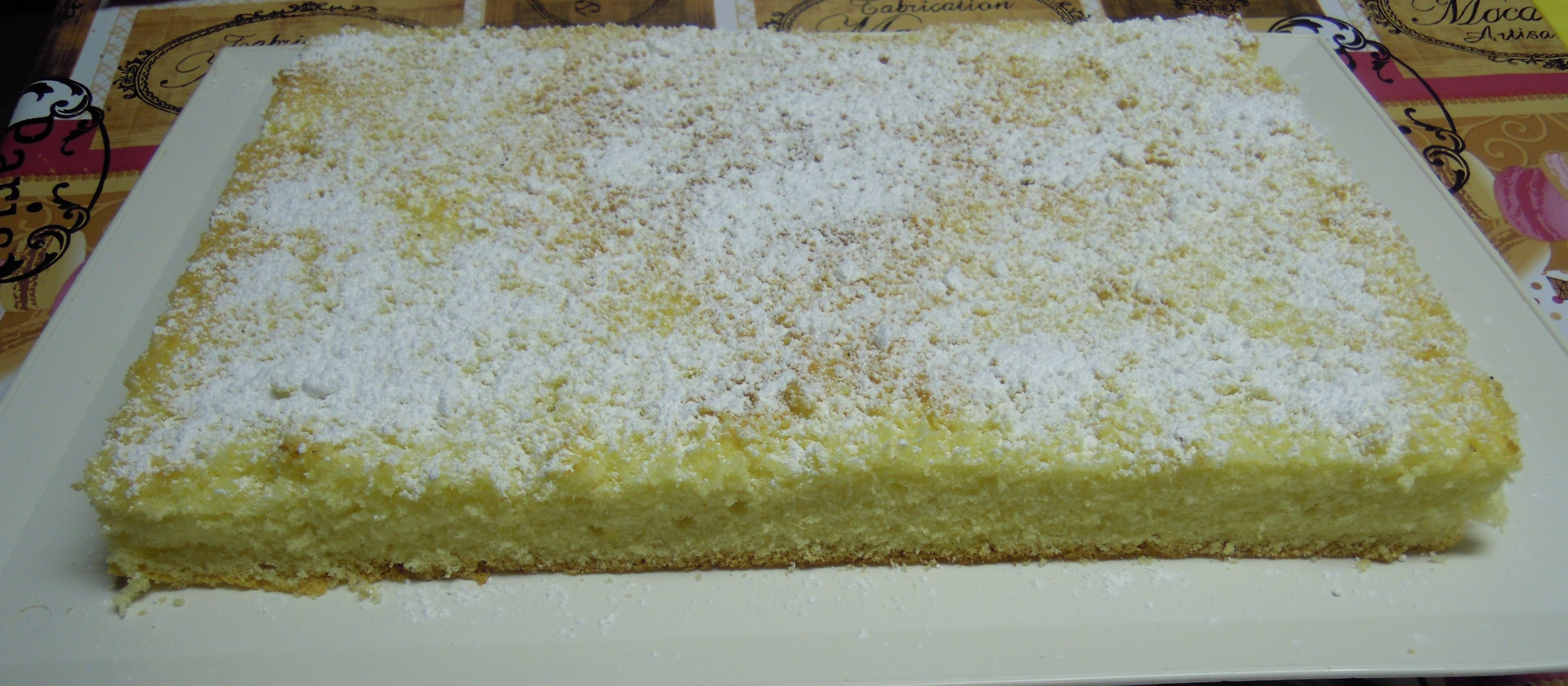 Pan di spagna alla vaniglia