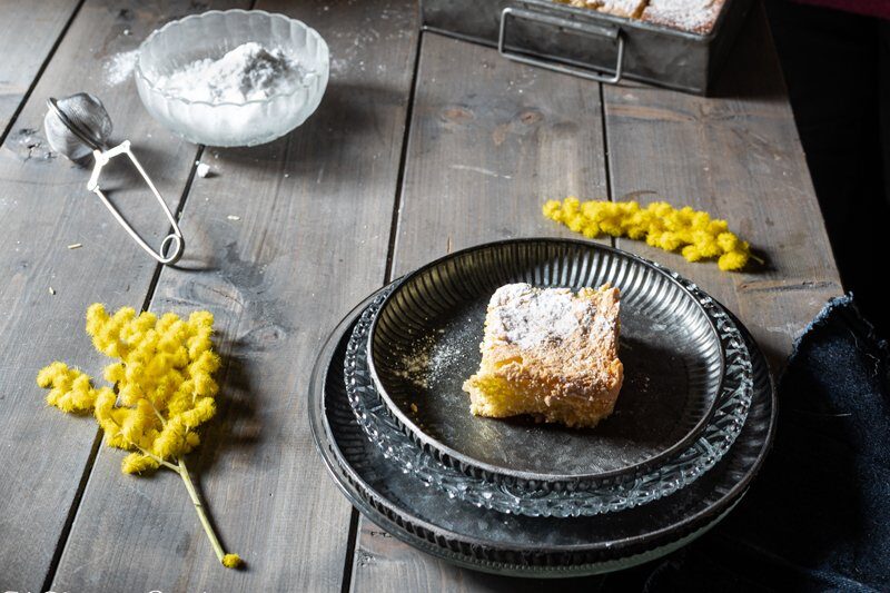 Pan di spagna alle mele o biskivit