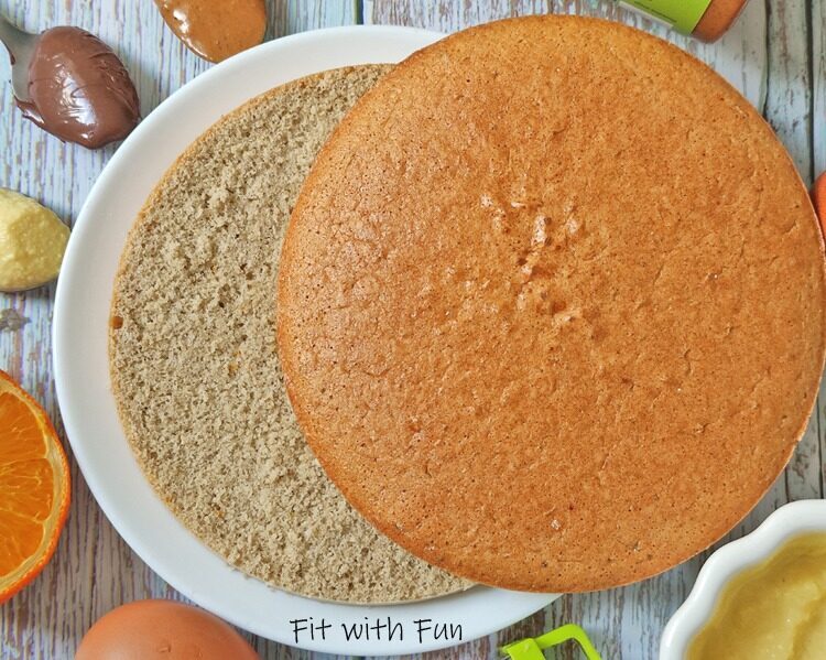 Pan di spagna fit light e proteico senza zucchero né fecola
