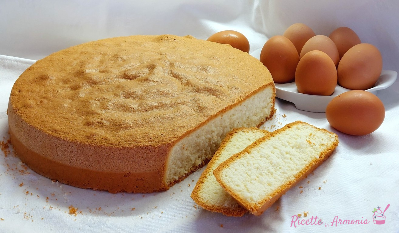 Pan di spagna senza glutine e senza lievito