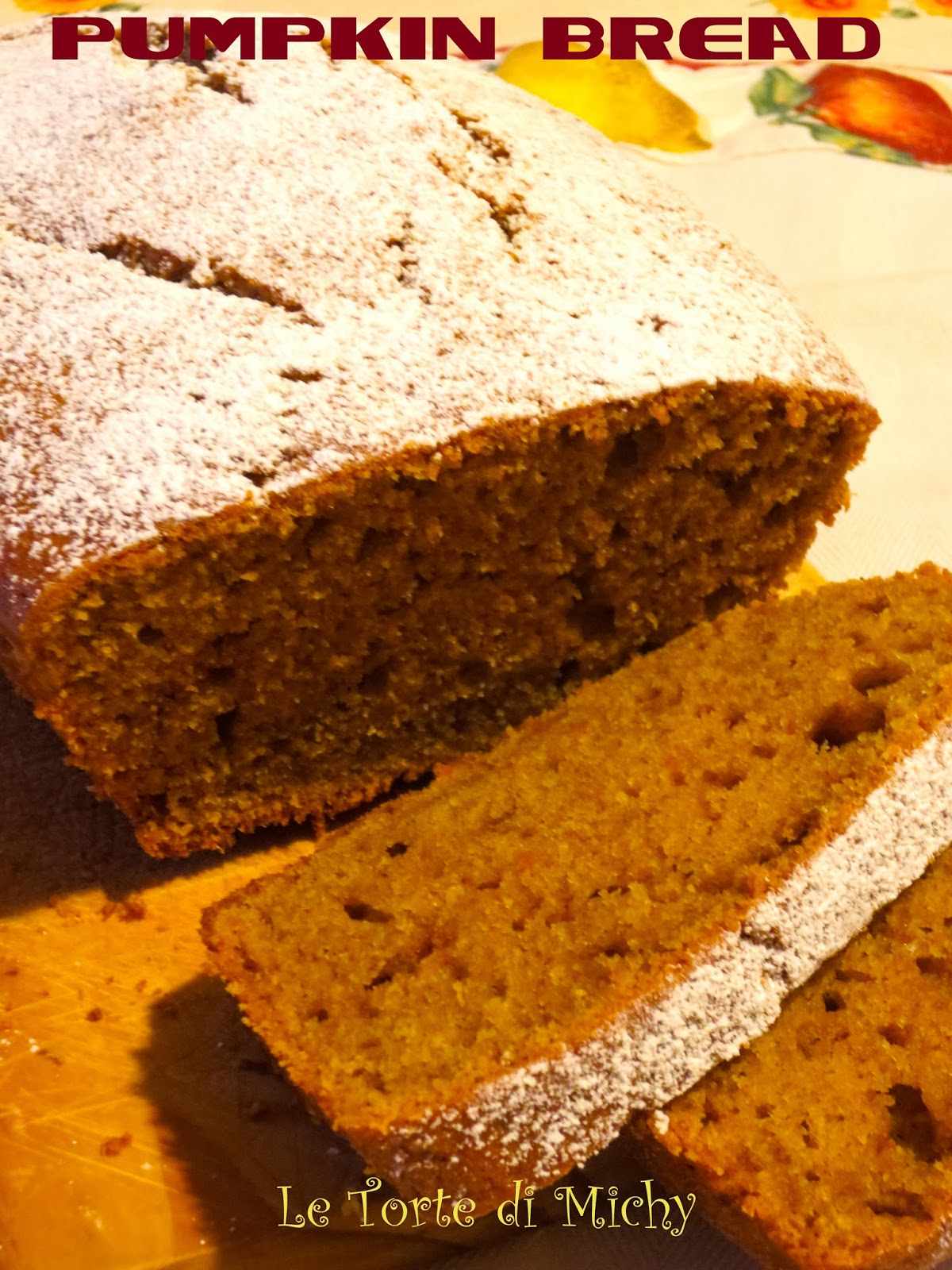 Pan di zucca (pumpkin bread)