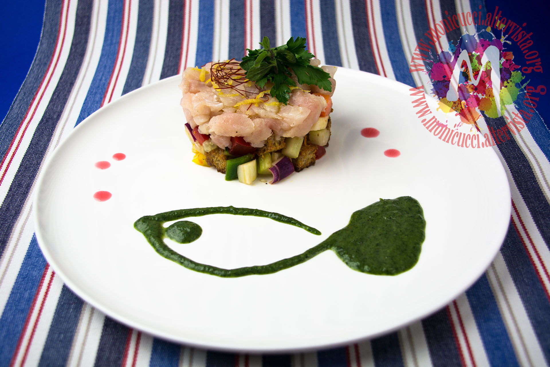 Pan molle croccante con dadolata di cernia