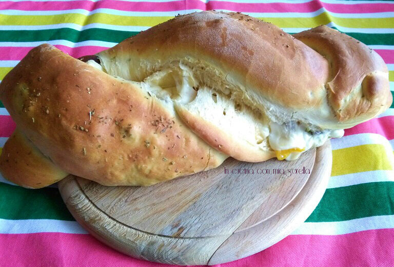 Panbrioche salato melanzane e scamorza
