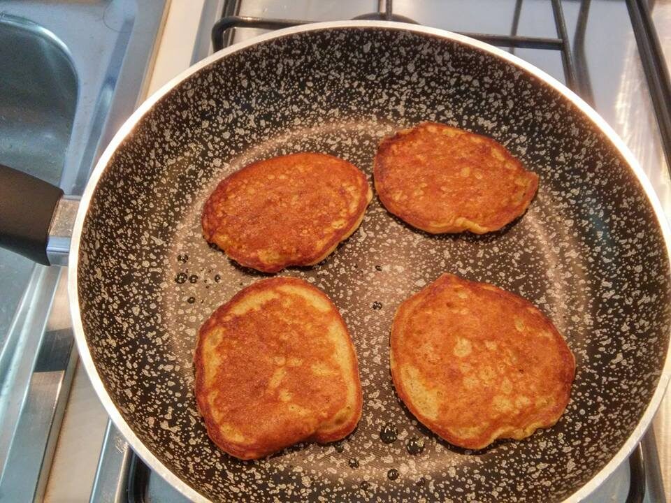Pancake alle carote senza uova