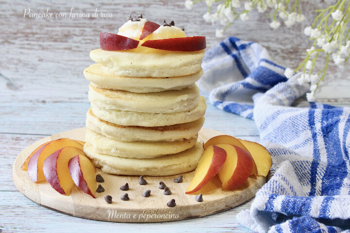 Pancake con farina di riso