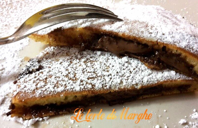 Pancake con ripieno di nutella