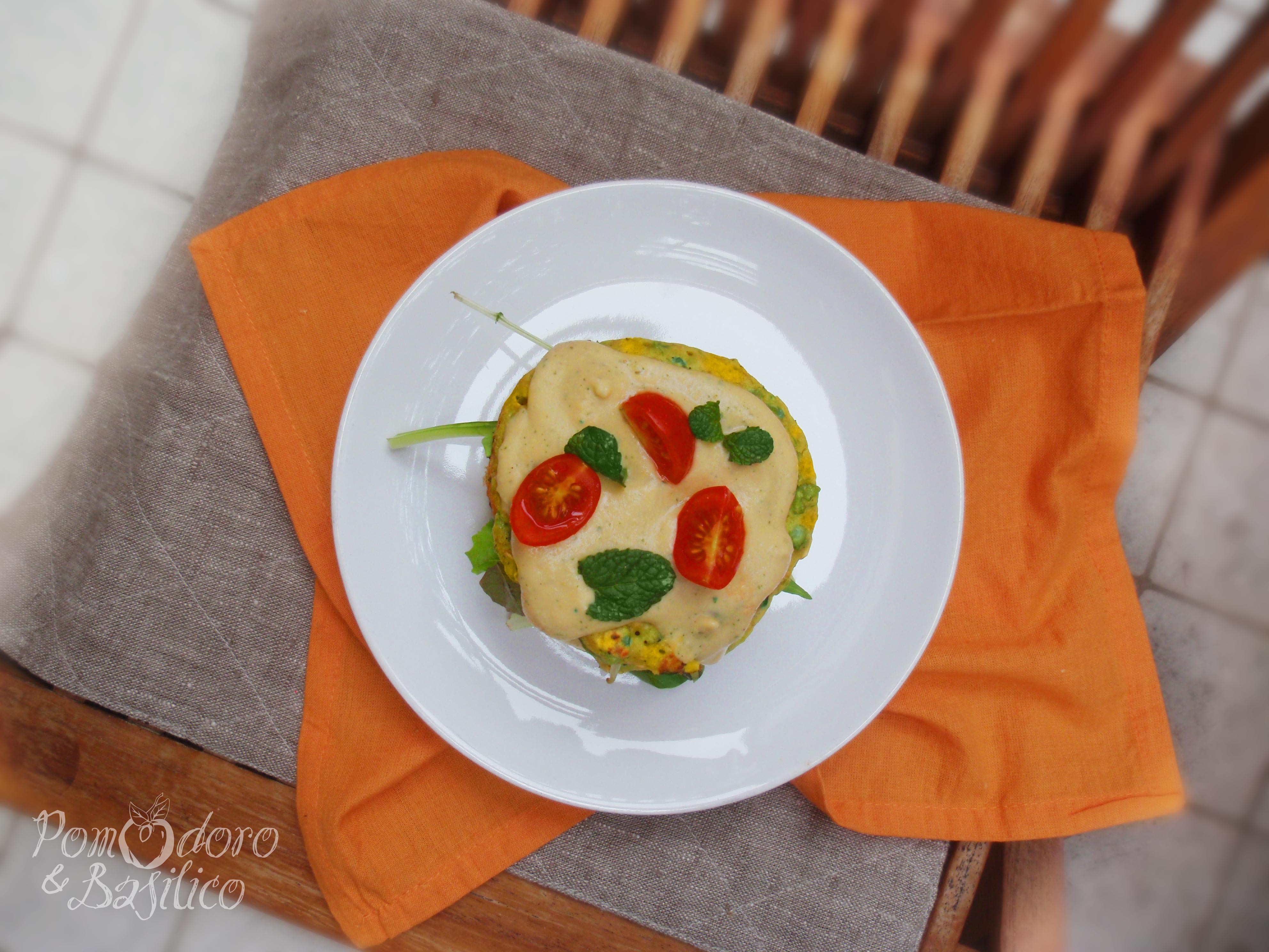 Pancake fit piselli e zucchine – gluten free