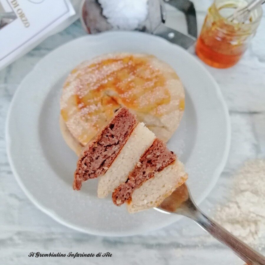 Pancake proteici con farina d’orzo