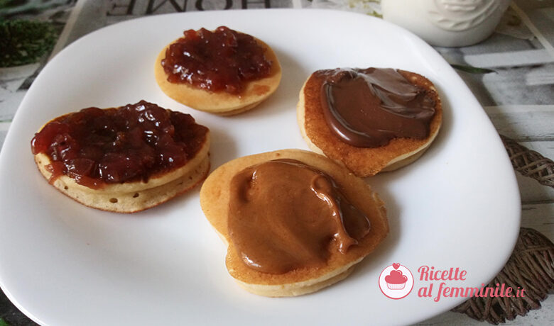 Pancake senza burro con lo yogurt