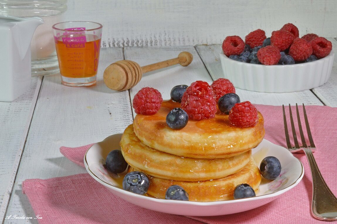 Pancake senza glutine e senza lattosio