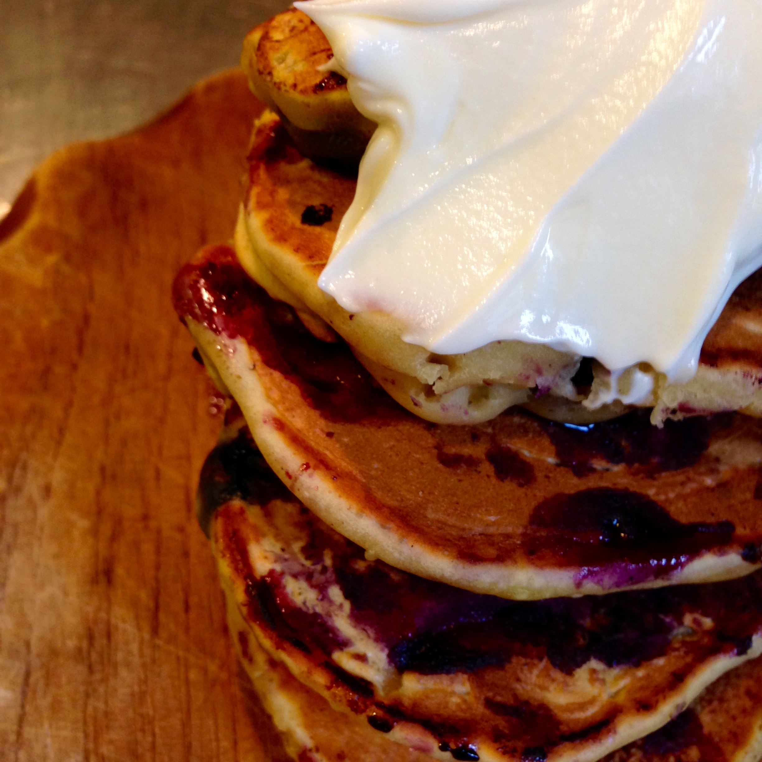 Pancakes ai mirtilli
