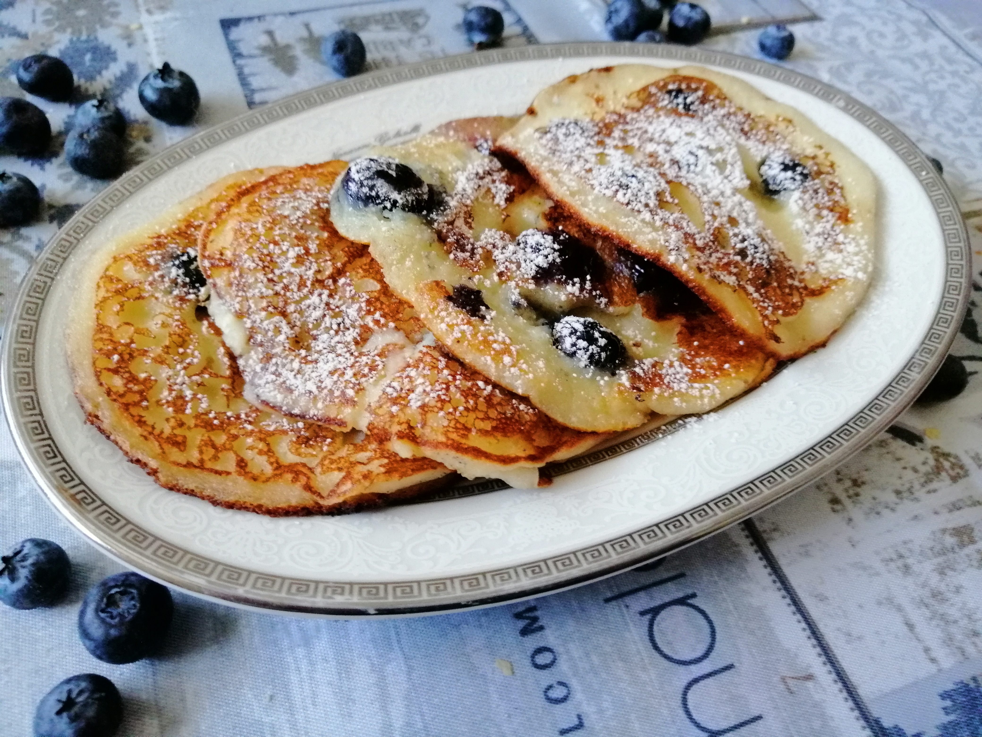 Pancakes ai mirtilli