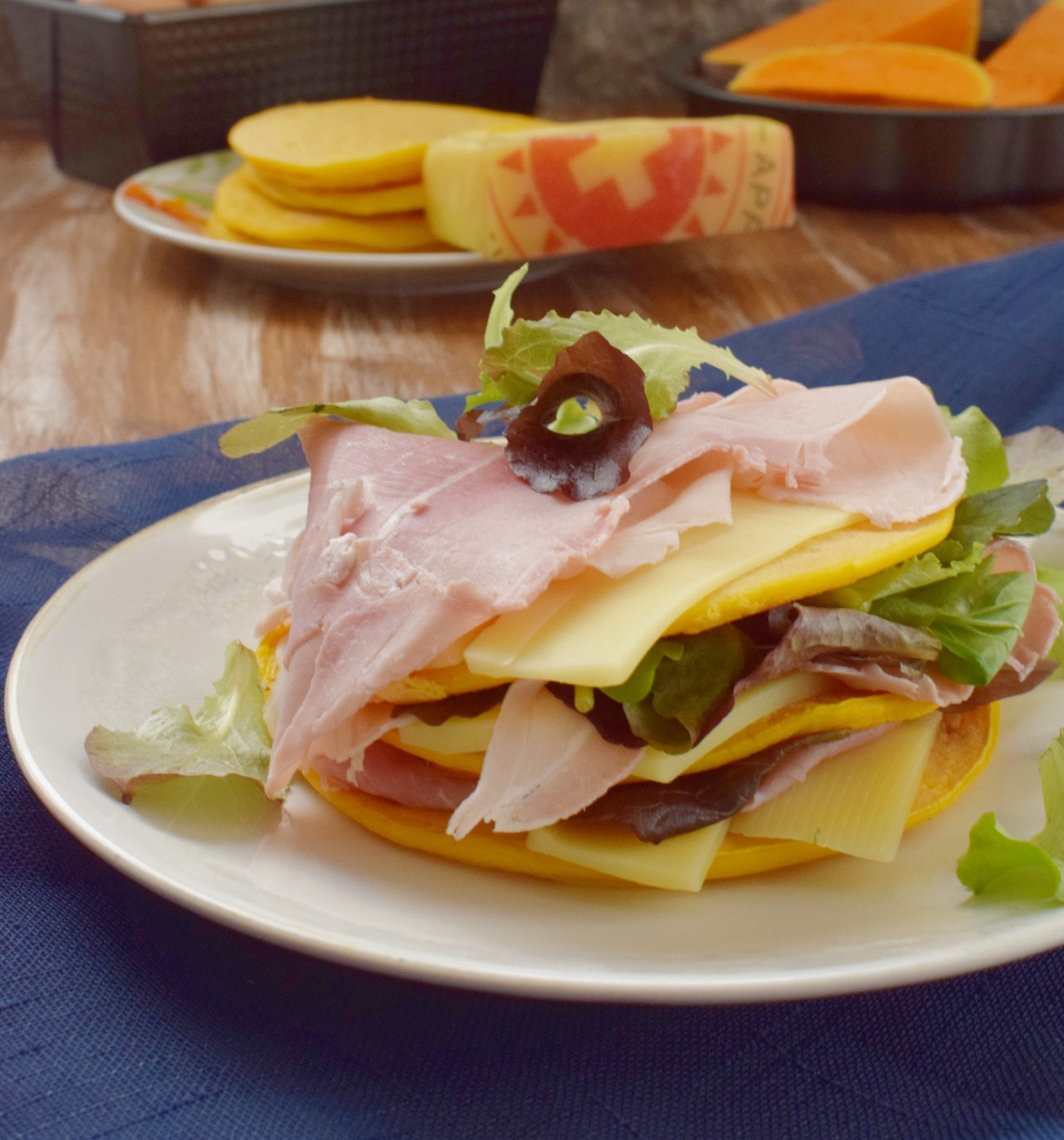 Pancakes alla zucca (alternativo sandwich)