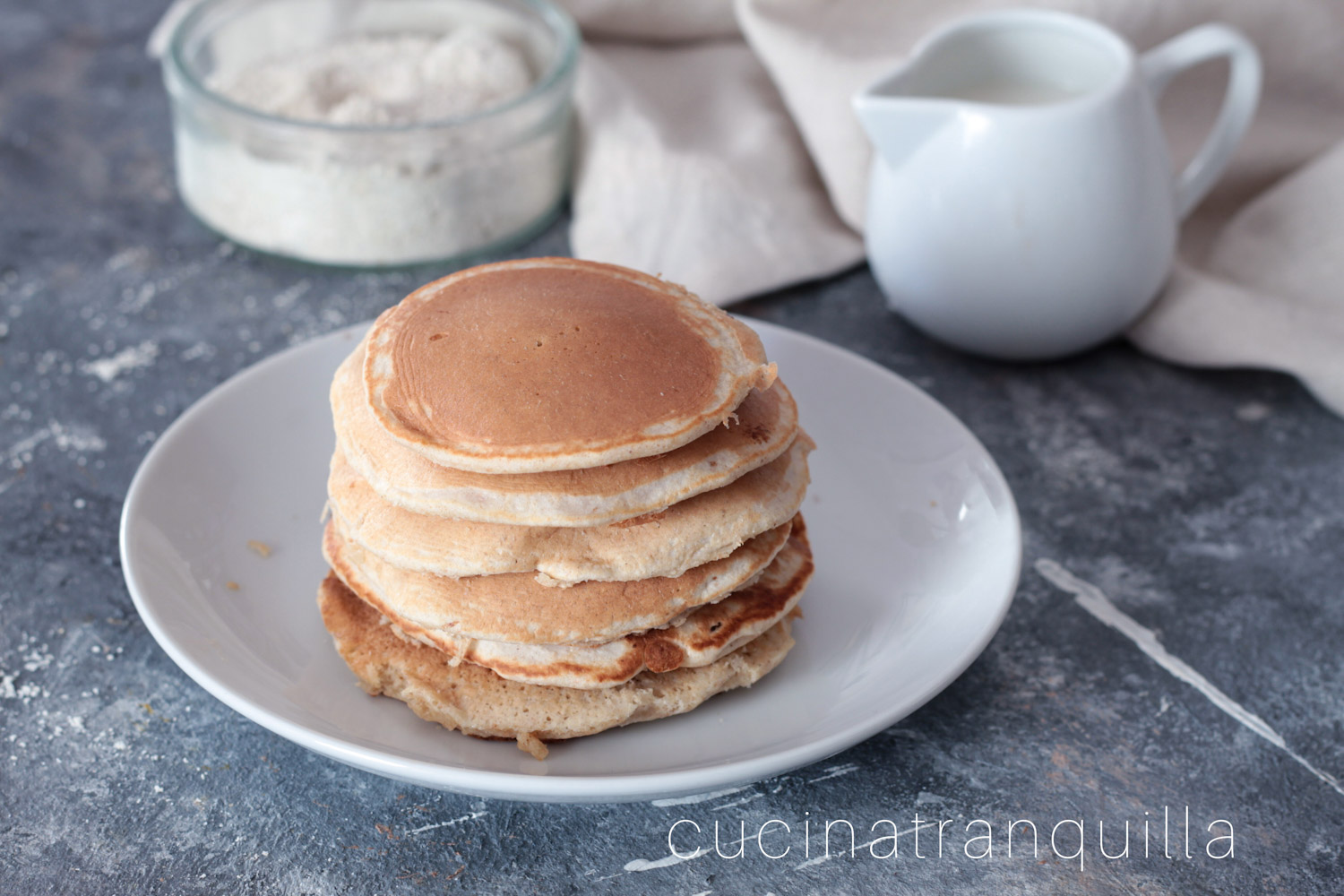 Pancakes con farina di avena