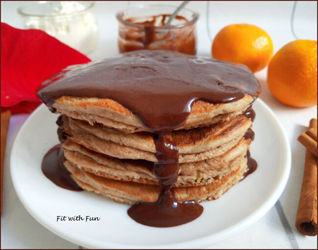 Pancakes con Fiocchi di Latte Proteici e Low Carb