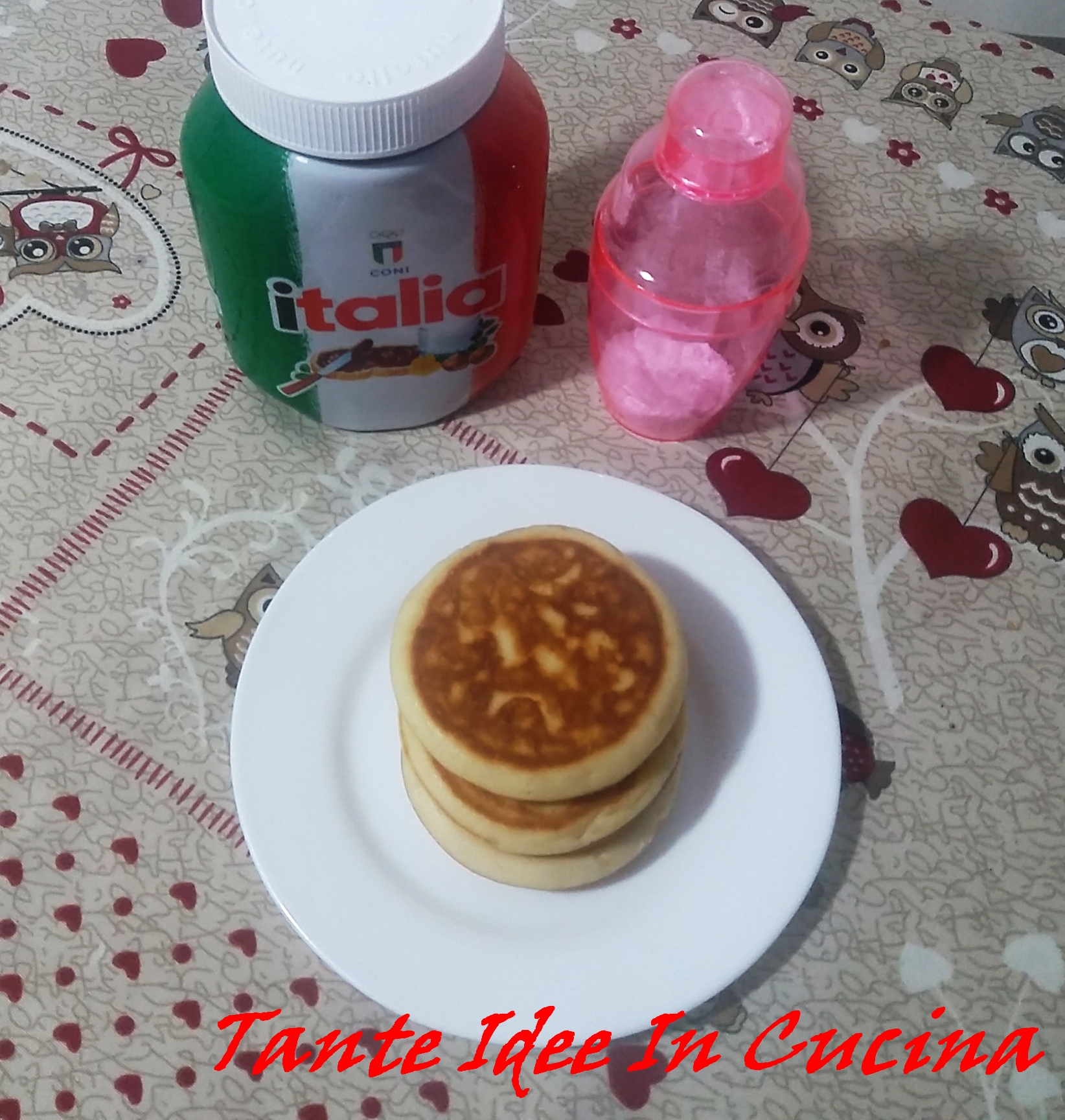 Pancakes con la nutella