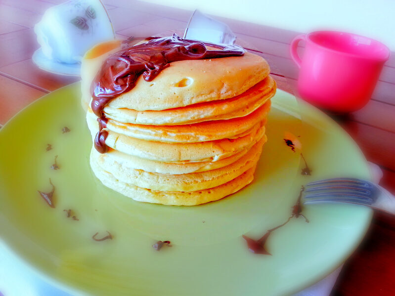 Pancakes con nutella