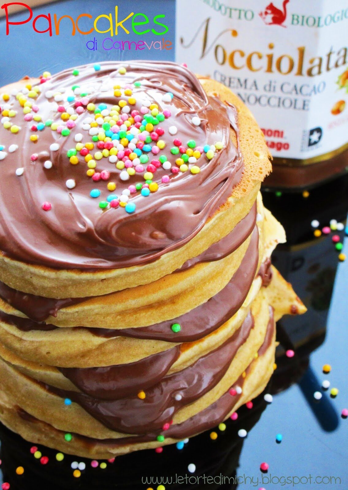 Pancakes di carnevale con crema alla nocciola: happy pancakes day!