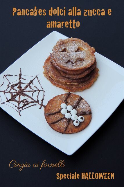 Pancakes dolci alla zucca e amaretto